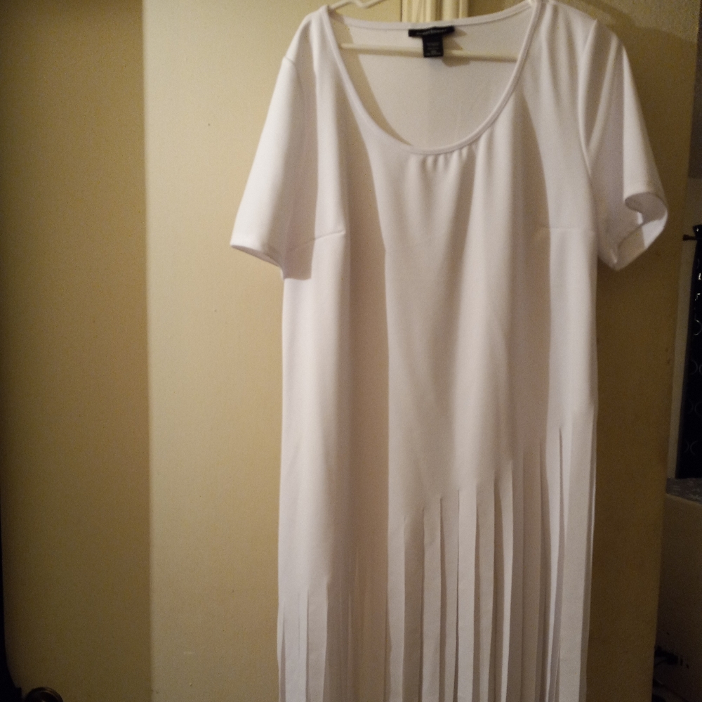 Fringed White Shirt